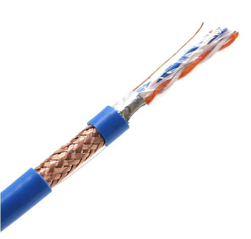 Cat.6 S/FTP Shielded And Foiled Twisted Pair Solid Lan Cable, 500MHZ
